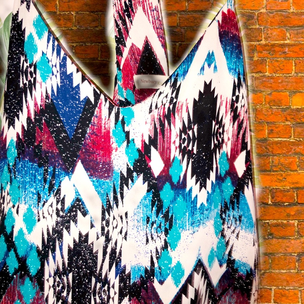 Aztec Print Top